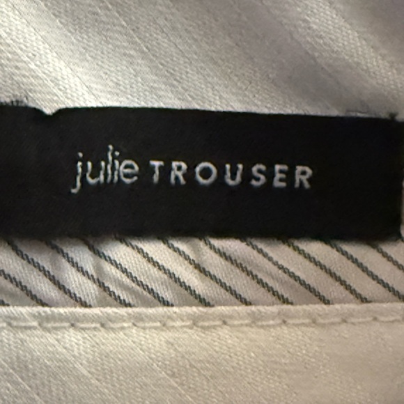 Ann Taylor LOFT Julie Trouser Pants Deep Space Navy Straight Leg Pleats Size 8 - Picture 8 of 14